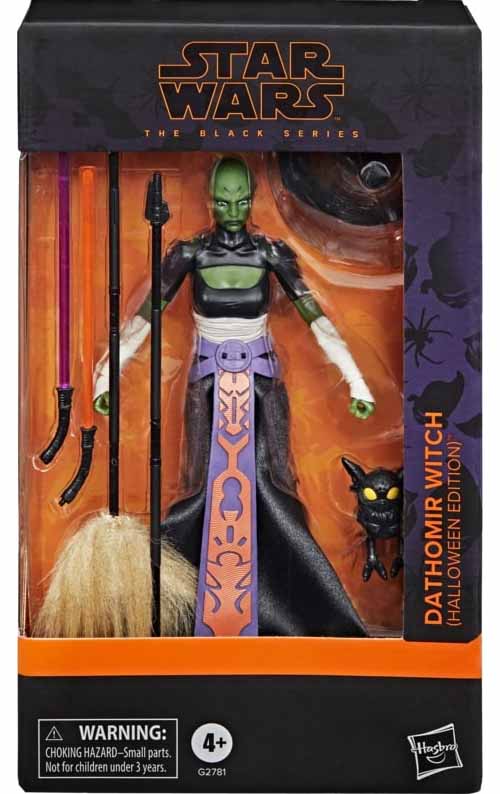 Star Wars The Black Series 6 Inch Action Figure Holiday Exclusive - Dathomir Witch Halloween Edition (Open Box Shelf Wear Packaging)