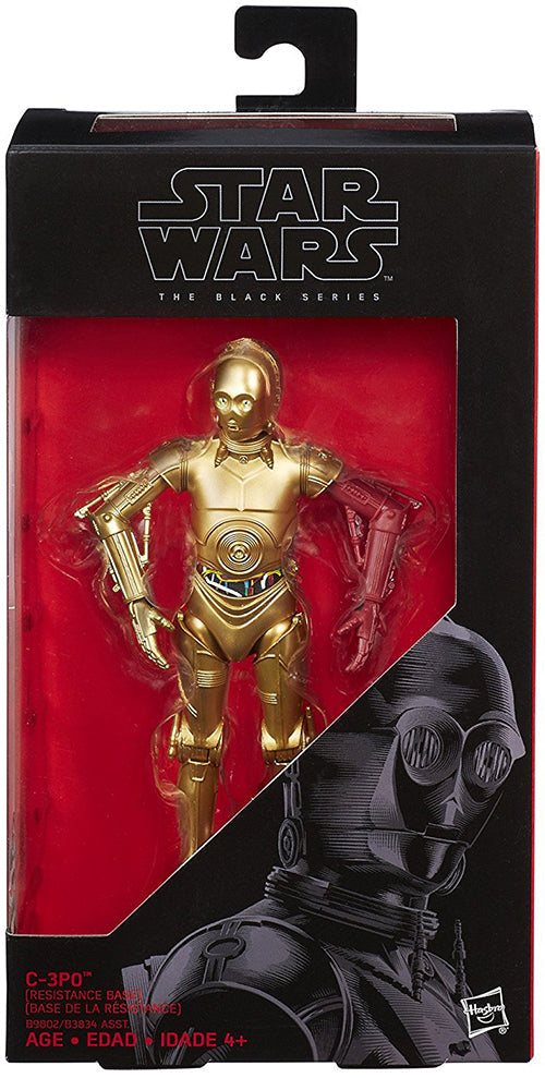 Star Wars The Force Awakens 6 Inch Action Figure The Black Series Wave 8 - C-3PO #29 (Shelf Wear Pakaging)
