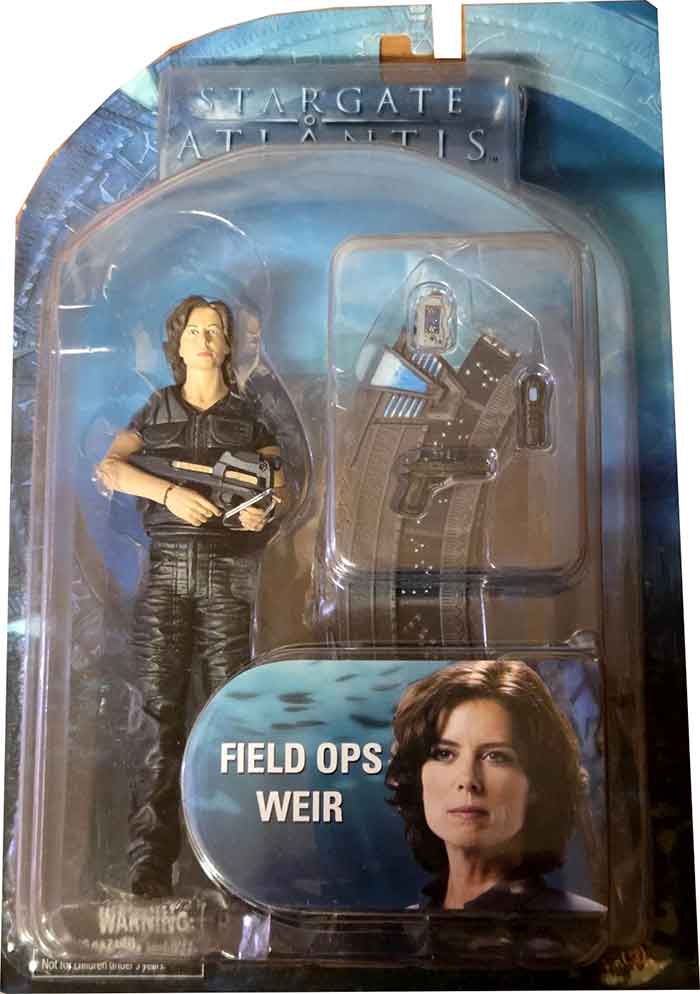 Stargate Atlantis 6 Inch Action Figure - Field Ops Weir (Shelf Wear Packaging)