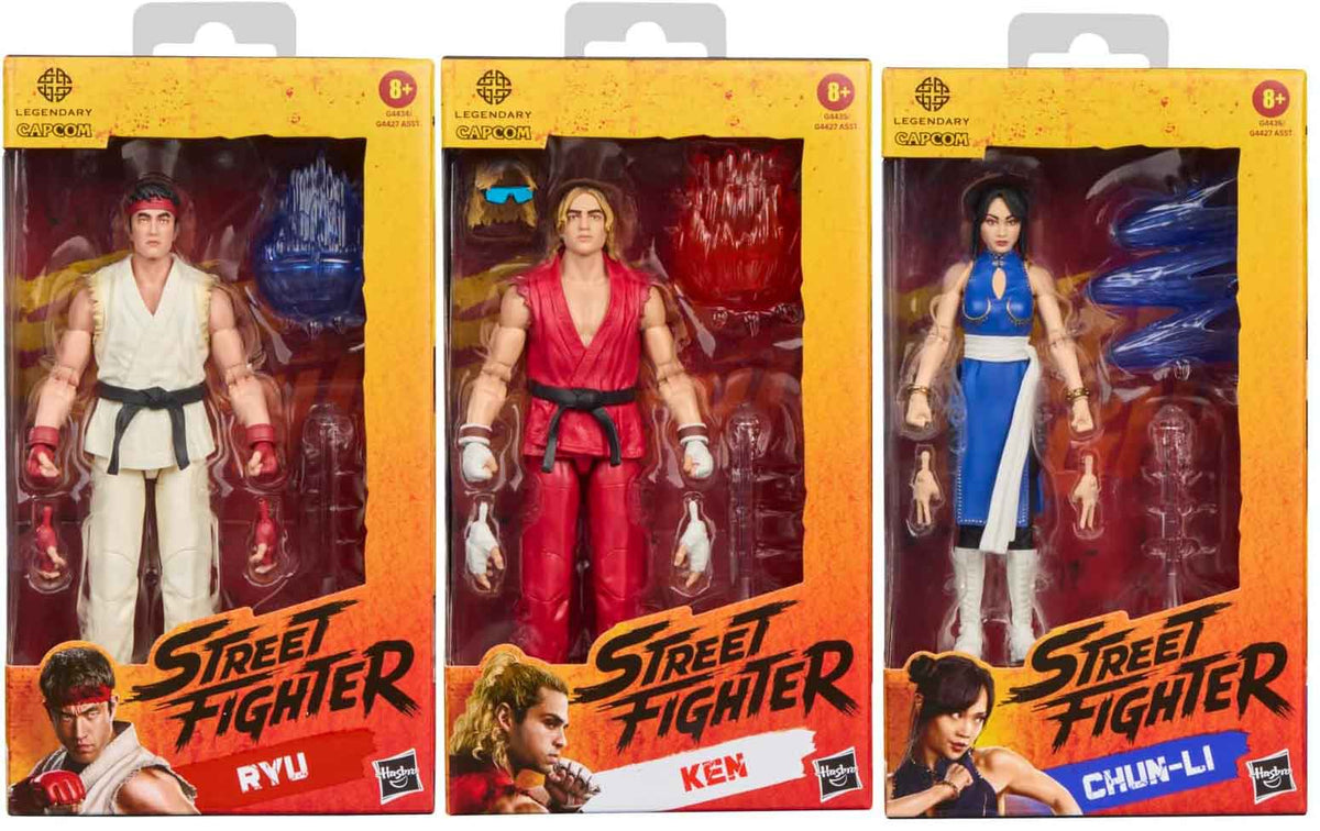 Street Fighter Movie 2026 6 Inch Action Figure - Set of 3 (Ryu - Ken - Chun-Li) (Pre-Order Ships Oct. 2026)