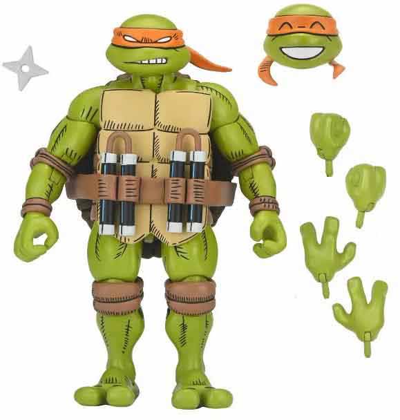 Teenage Mutant Ninja Turtles x Usagi Yojimbo 7 Inch Action Figure Ultimate - Michelangelo