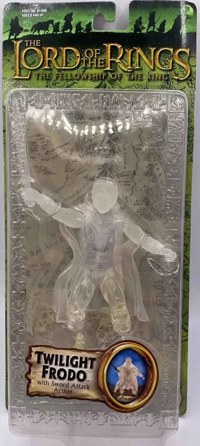 The Lord Of The Ring Fellowship 6 Inch Action Figure - Twilight Frodo (Shelf Wear Packaging)