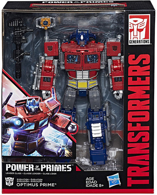 Transformers Generations Power Of The Primes 10 Inch Action Figure Leader Class Wave 1 - Optimus Prime (Shelf Wear Packaging)