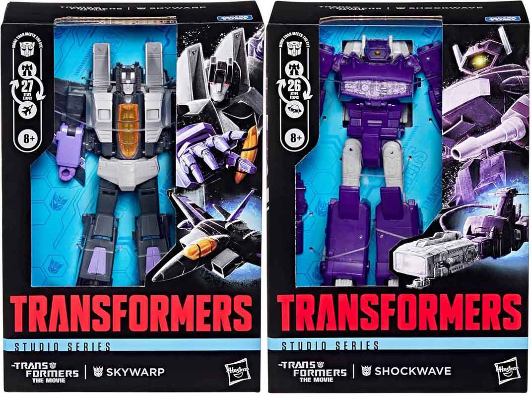 Transformers Studio Series 7 Inch Action Figure Voyager Class (2026 Wave 2) - Set of 2 (Skywarp - Shockwave)