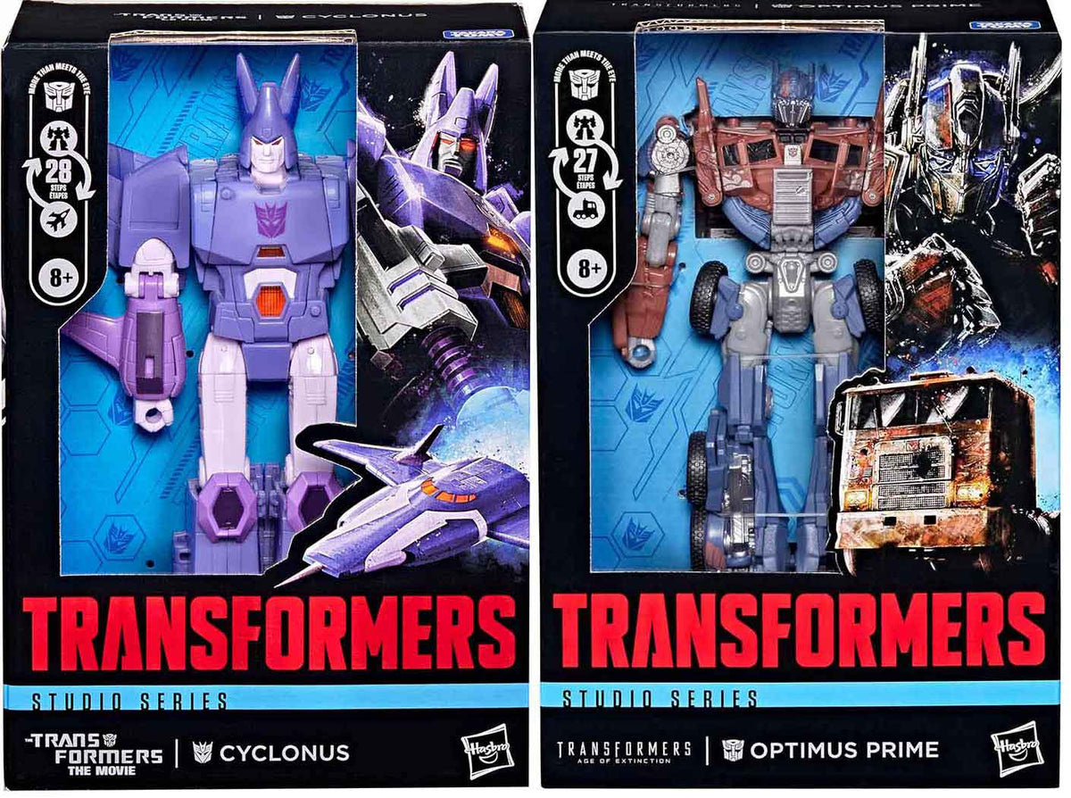 Transformers Studio Series 7 Inch Action Figure Voyager Class (2026 Wave 4) - Set of 2 (Cyclonus & Optimus Prime)