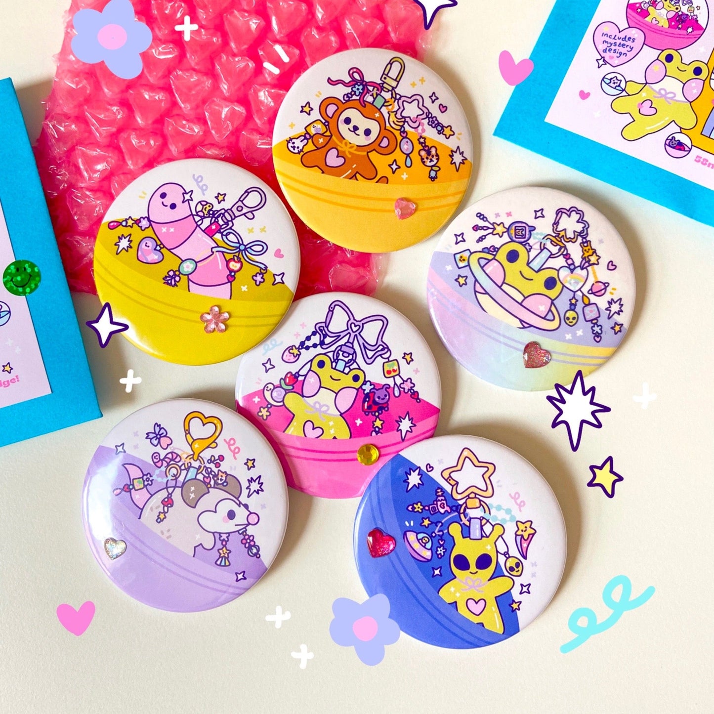 Button Badge Blind Bag
