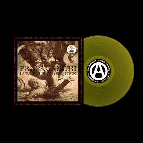 [Pre-Order] Propagandhi/Less Talk, More Rock (30th Ann. Olive Green Vinyl) [LP]