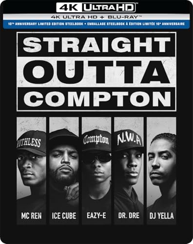 Straight Outta Compton - 10th Anniversary - Steelbook (4K-UHD) [BluRay]