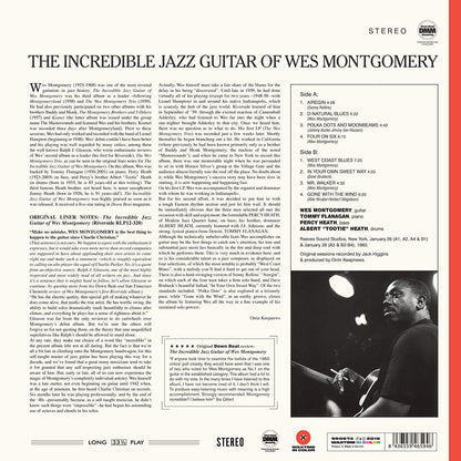 Montgomery, Wes/The Incredible Jazz Guitar Of (Coloured Vinyl) [LP]