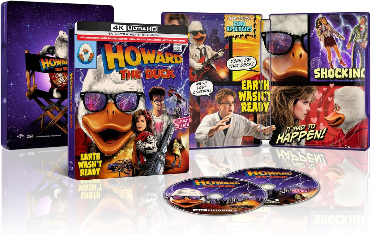Howard the Duck (Limited Edition 40th Anniversary Steelbook 4K-UHD) [BluRay]