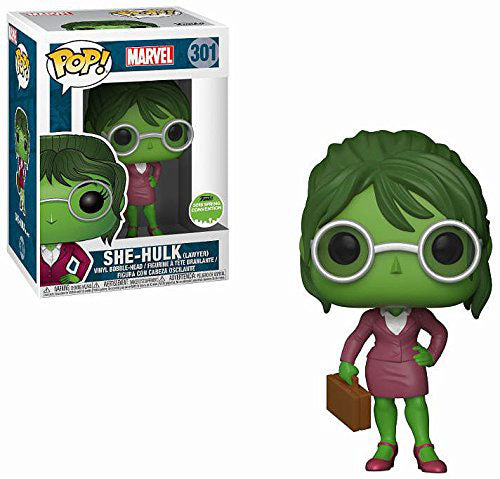Pop Marvel 3.75 Inch Action Figure She-Hulk - She-Hulk Exclusive #301 (Sub-Standard Packaging)