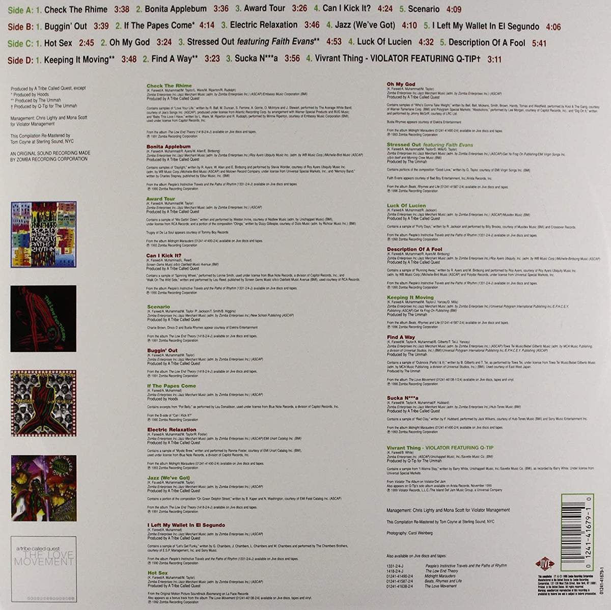 Tribe Called Quest, A/Anthology (2LP) [LP]