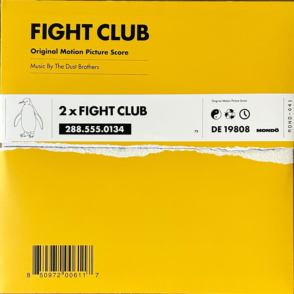 [Used LP] Soundtrack (Dust Brothers) / Fight Club (Original Motion Picture Score)