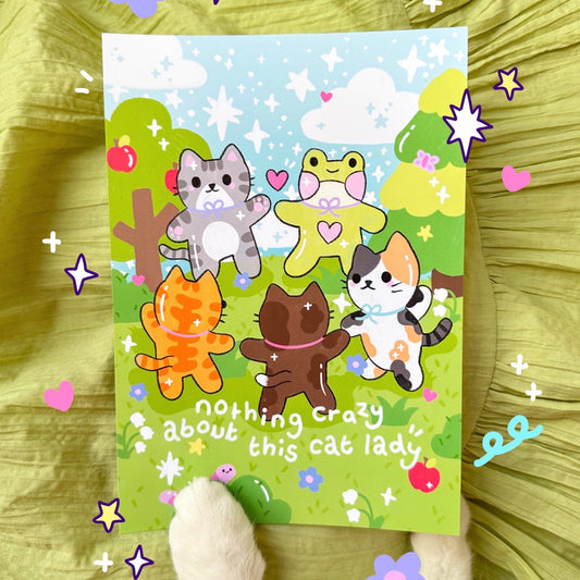 Cat Lady Print