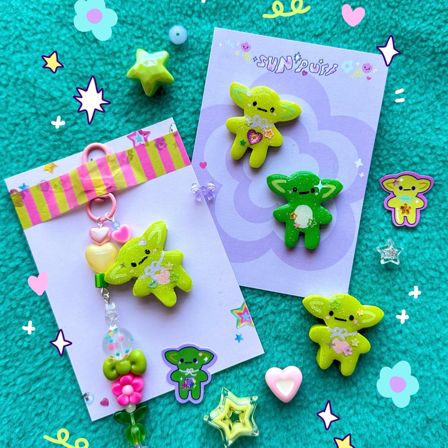 Garden Goblin Pin Duo
