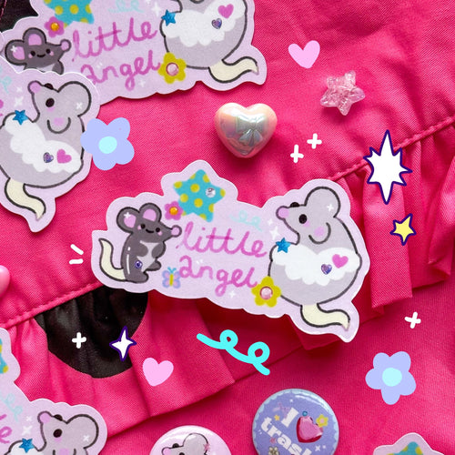 Angel Rat Sticker