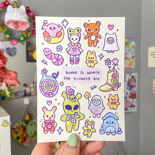 Trinket Postcard Print