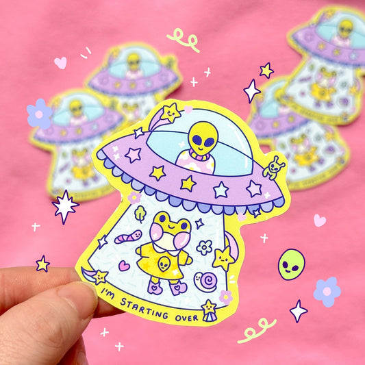 Starting Over Sticker