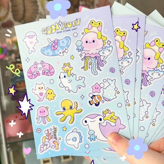 Ocean Sticker Sheet
