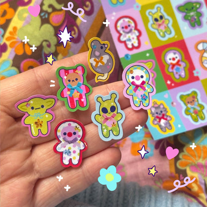 Little Freaks Sticker Sheet