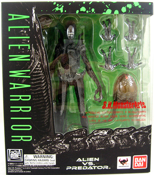 Aliens vs Predator 6 Inch Action Figiure S.H. MonsterArts Series - Alien Warrior