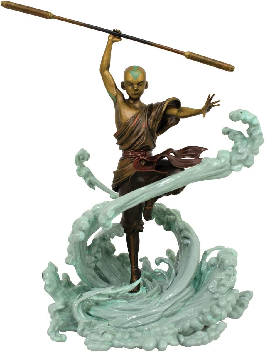 Avatar The Last Airbender Gallery 12 Inch Statue Figure SDCC Exclusive - Bronze Aang