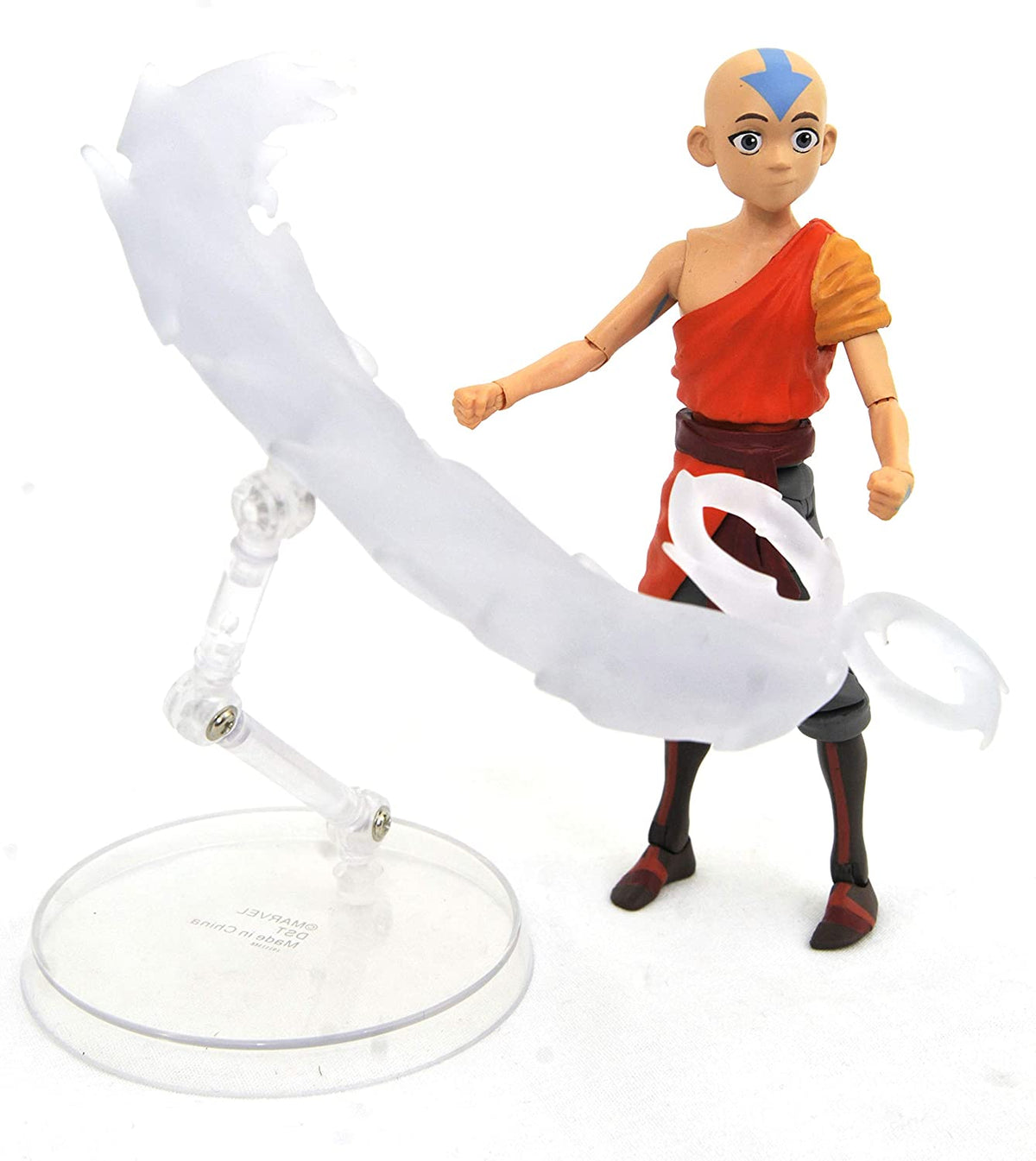 Avatar The Last Airbender 6 Inch Action Figure Select Series 1 Reissue - Aang (Shelf Wear Packaging)
