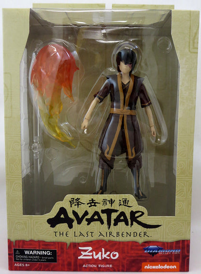 Avatar The Last Airbender 6 Inch Action Figure Select Series 1 Reissue - Zuko (Sub-Standard Packaging)