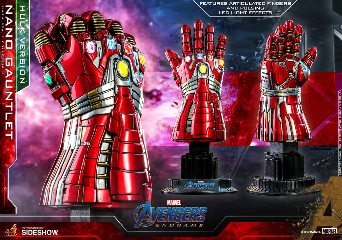 Avengers Endgame 9 Inch Prop Replica 1/4 Scale Series - Nano Gauntlet (Hulk Version) Hot Toys 904727