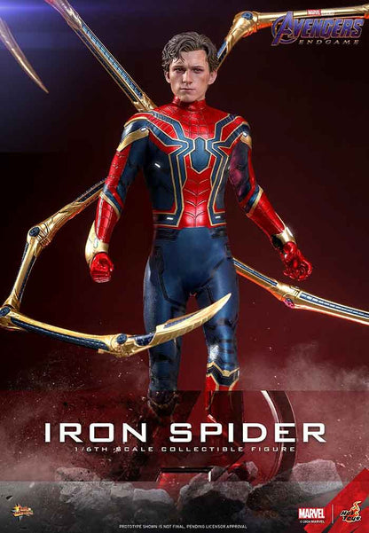 Avengers Endgame 12 Inch Action Figure 1/6 Scale - Iron Spider Hot Toys 913630