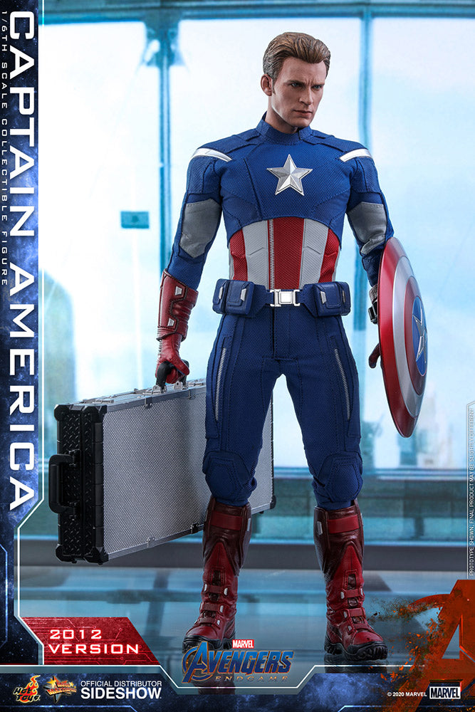 Avengers Endgame 12 Inch Action Figure 1/6 Scale Series - Captain America (2012 Version) Hot Toys 904929