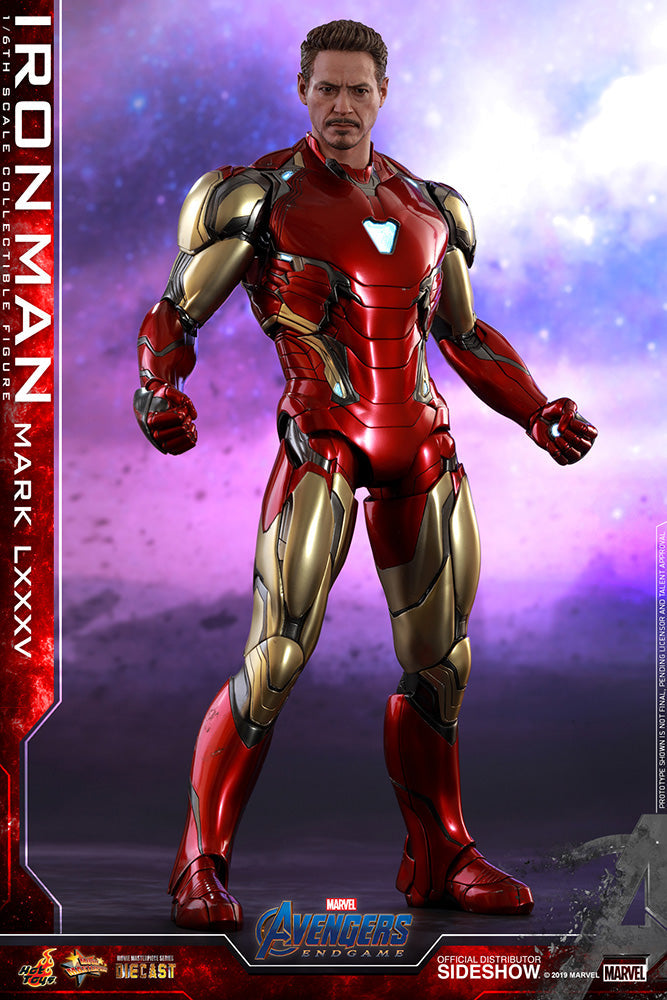 Avengers Endgame 12 Inch Action Figure Movie Masterpiece 1/6 Scale Series - Iron Man Mark LXXXV Hot Toys 904599 (Updated Head Sculpt)
