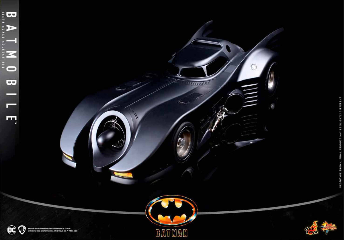 Batman 1989 12 Inch Scale Vehicle Figure 1/6 Scale - Batmobile Hot Toys 912144 (Previously Opened and Displayed)