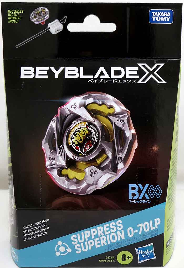 Beyblade X Starter Pack - Suppress Superion 0-70LP With Launcher