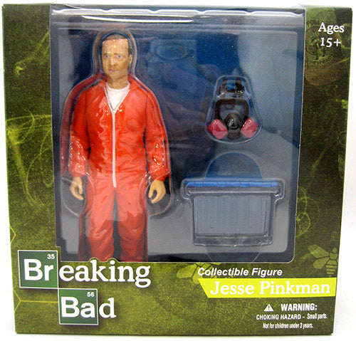 Breaking Bad 6 Inch Action Figure Exclusive Series - Jesse Pinkman Orange Hazmat Suit (Sub-Standard Packaging)