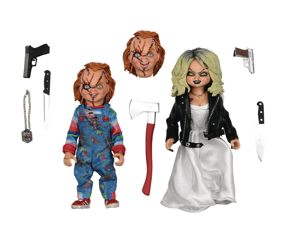 Bride of Chucky 5 Inch Action Figure Clothed Series - Tiffany and Chucky