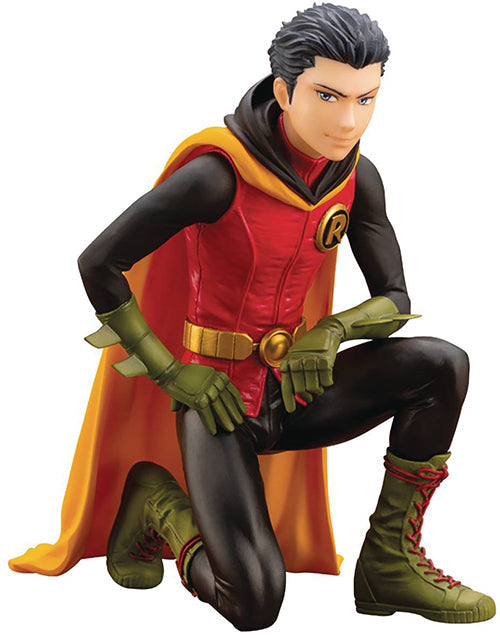 DC Comics Presents 10 Inch Statue Figure Ikemen Series - Damien Robin (Shelf Wear Packaging)