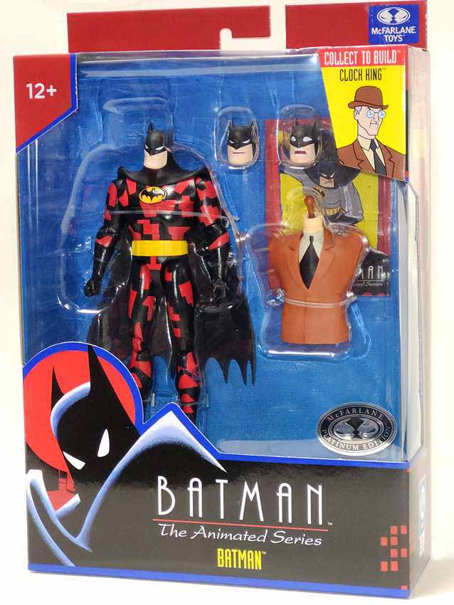 DC Direct Batman The Animated Series 7 Inch Action Figure BAF Clock King Exclusive - Batman Platinum (Shelf Wear Packaging)
