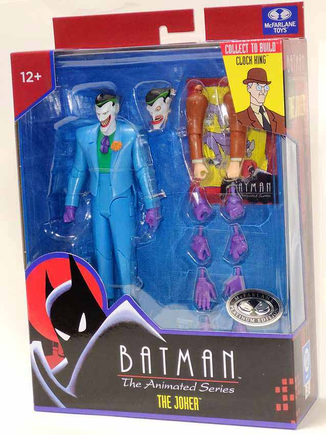 DC Direct Batman The Animated Series 7 Inch Action Figure BAF Clock King - The Joker Platinum (Shelf Wear Packaging)