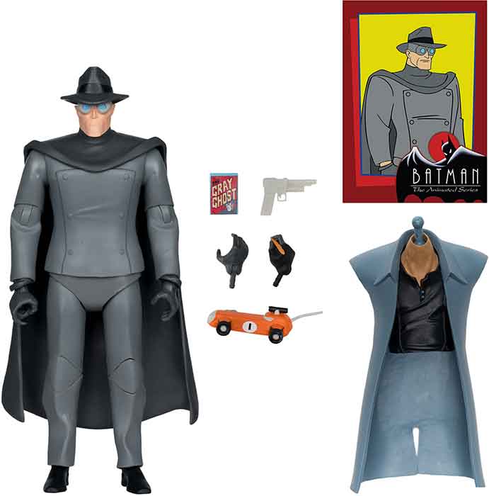DC Direct Batman The Animated Series 6 Inch Action Figure BAF Jonah Hex Exclusive - The Gray Ghost (Sub-Standard Packaging)