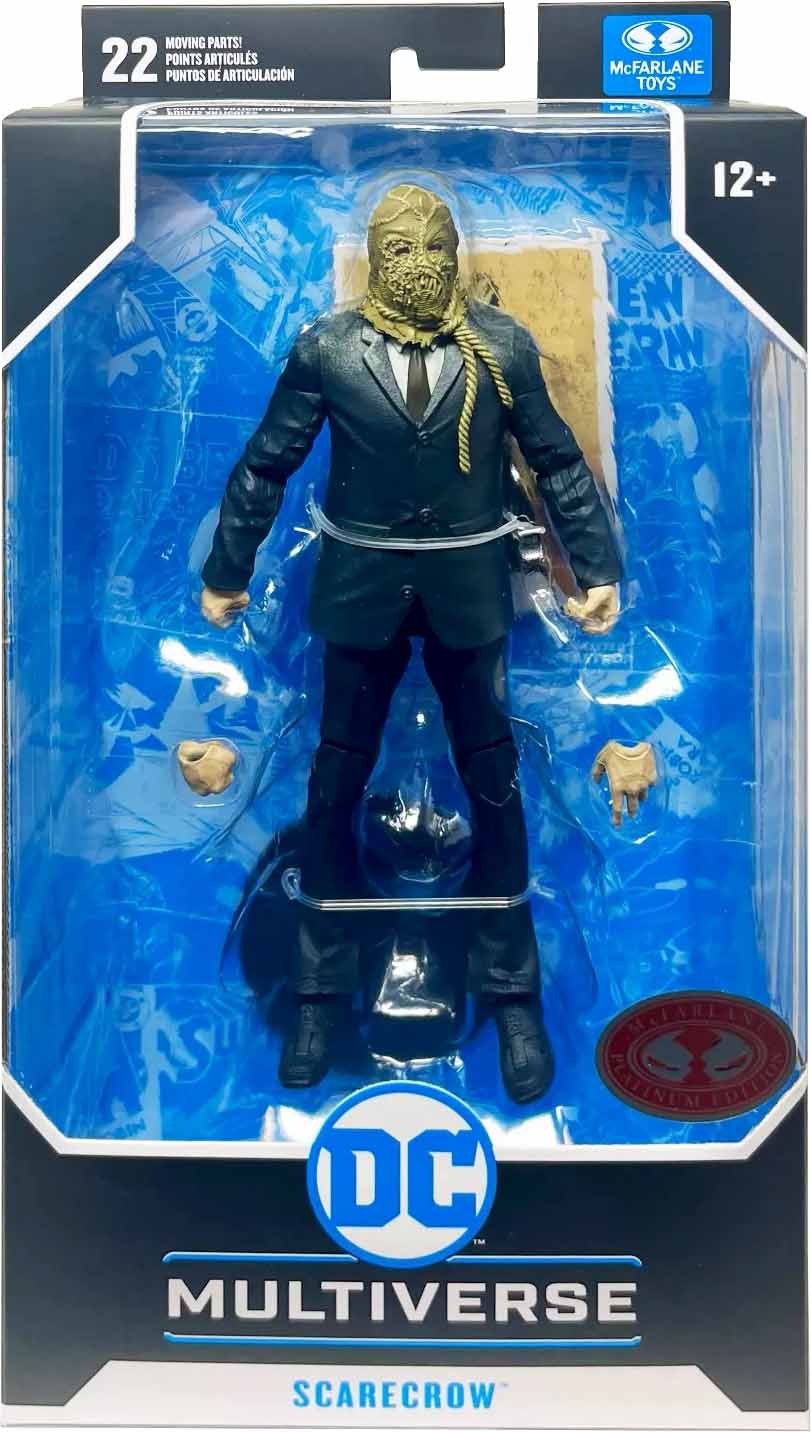 DC Multiverse Batman Begins 7 Inch Action Figure Exclusive - Scarecrow Red Platinum (Sub-Standard Packaging)