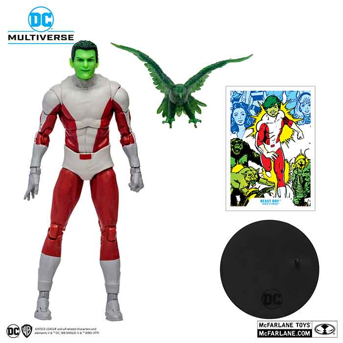 DC Multiverse Comics 7 Inch Action Figure Teen Titans Exclusive - Beast Boy (Gold Label)