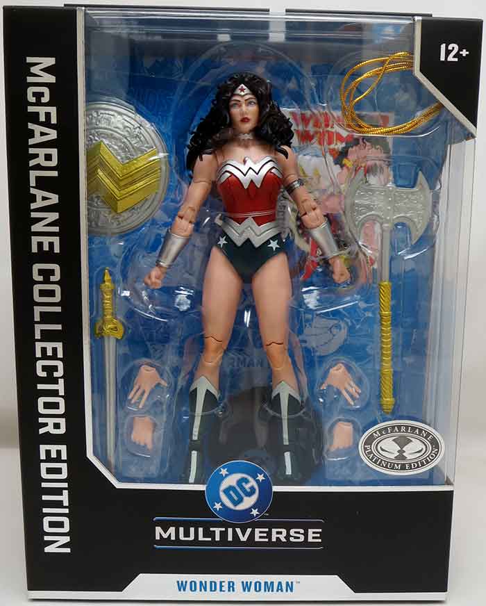 DC Multiverse DC Classic 7 Inch Action Figure Collector Edition Exclusive - Wonder Woman Platinum