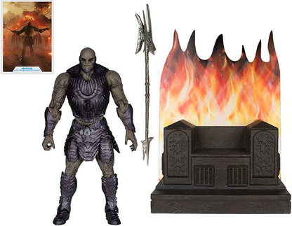 DC Multiverse Justice League 7 Inch Scale Action Figure Deluxe - Darkseid with Throne Gold Label (Sub-Standard Packaging)