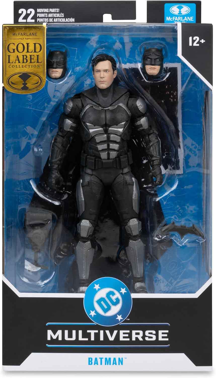 DC Multiverse Justice League 7 Inch Action Figure Theatrical Exclusive - Batman Gold Label