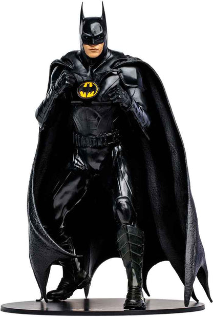 DC Multiverse Movie 12 Inch Statue Figure Flash - Batman Masked (Shelf Wear Packaging)