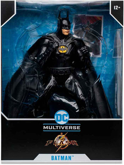 DC Multiverse Movie 12 Inch Statue Figure Flash - Batman Masked (Shelf Wear Packaging)