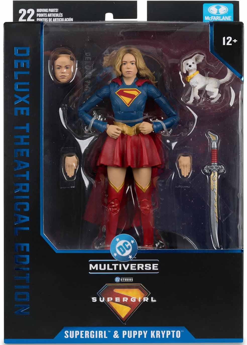 DC Multiverse Supergirl 7 Inch Action Figure Theatrical Edition - Supergirl and Baby Krypto