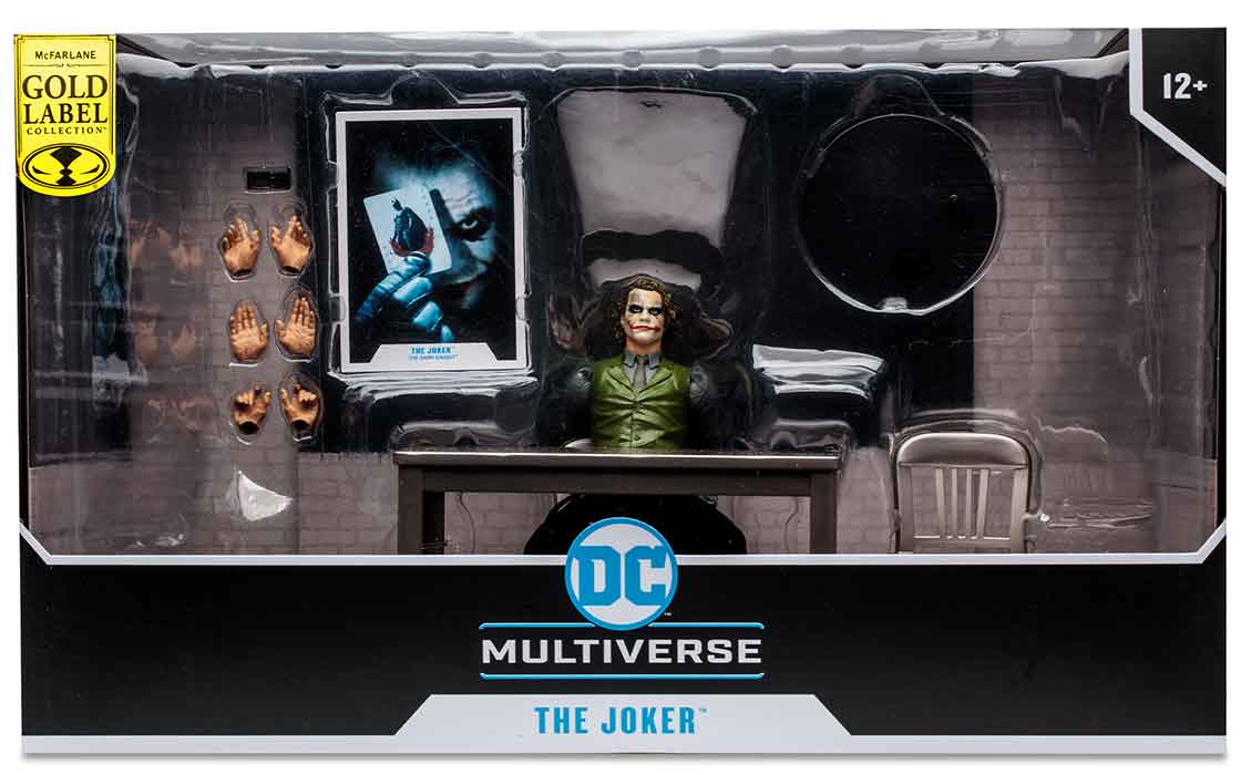 DC Multiverse The Dark Knight 7 Inch Action Figure Box Set Exclusive - The Joker (Jail Cell Variant) Gold Label