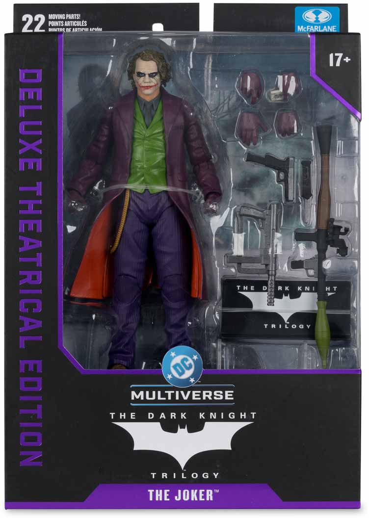 DC Multiverse The Dark Knight 7 Inch Action Figure Theatrical Edition - The Joker